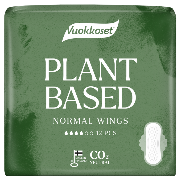 Vuokkoset kasvipohjainen normal wings side pakkaus